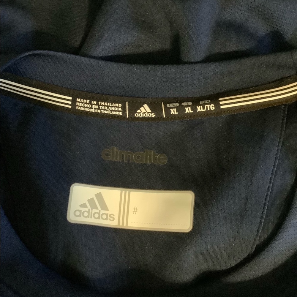 Adidas Michigan Wolverines Climalite Navy T-Shirt - Picture 7 of 7